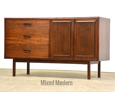 Refinished 52” Walnut Credenza by Founders - Image 1 of 4