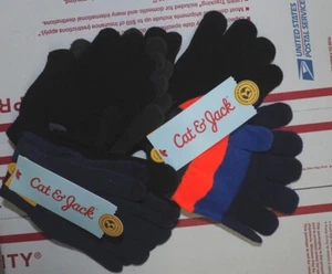 -- 5 PACK-- Cat & Jack - Girls' stretch  Gloves assorted colors  NEW  BX159  - Picture 1 of 3