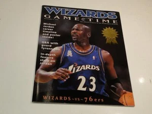 Washington Wizards Game Time Collector's Edition Program Michael Jordan Poster - Picture 1 of 4