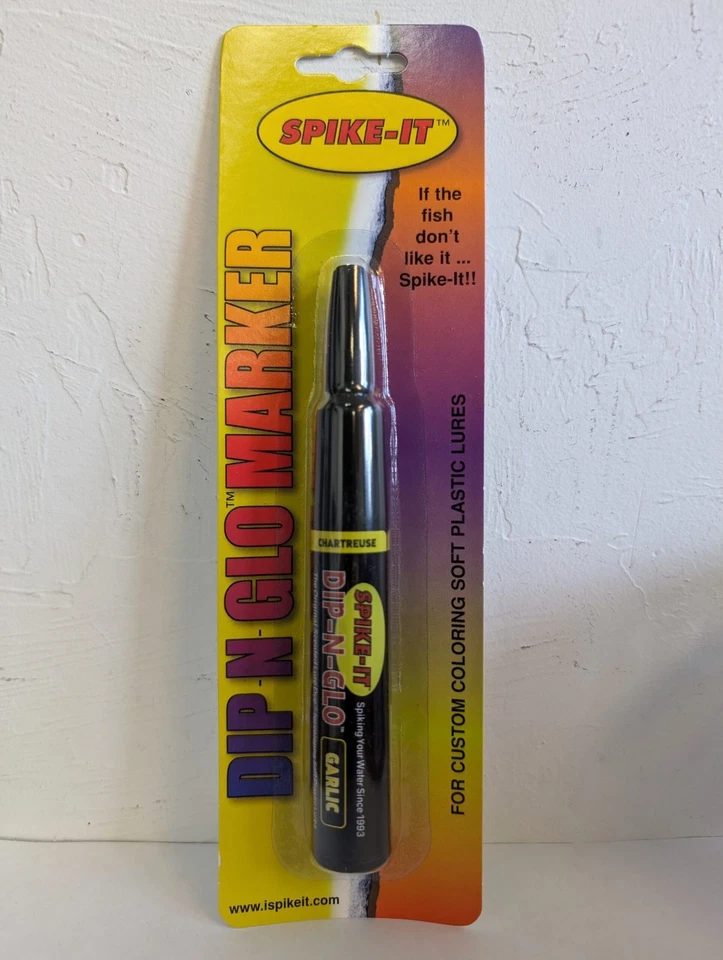 SPIKE-IT DIP-N-GLO GARLIC SCENTED MARKER CHARTREUSE - Image 1 of 1