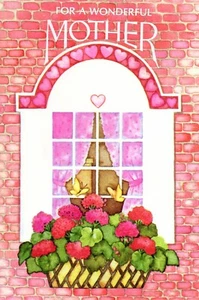Nice HAPPY VALENTINE'S DAY Card FOR MOTHER, by American Greetings 1973 + ✉ - Picture 1 of 5