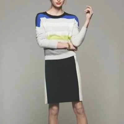 Falda Diane Von Furstenberg Ulyssa Color Bloqueado 8 Foto 1 de 4