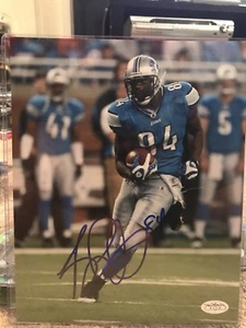 Brandon Pettigrew Signed Detroit Lions 8x10 Photo JSA - Picture 1 of 4