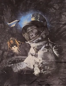 the mountain small adult Astronaut NASA space monkey t shirt - Picture 1 of 6