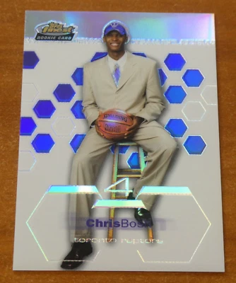 2002-03 Topps Finest Refractor #181 Chris Bosh Rookie RC 224/250 - Image 1 of 2