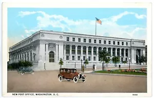 Postal Washington DC Nueva Oficina de Correos Parte Trasera Dividida Frontera Blanca Sin Publicar - Imagen 1 de 2