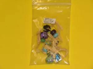 Lampwork Glass Orphan Beads Vintage String Sets Lot of 6 by Ellen Dooley NOS - Picture 1 of 13