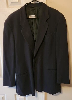 CASACO ESPORTIVO GIORGIO ARMANI TAMANHO 42 BLAZER JAQUETA FEITO NA ITÁLIA PRETO Le Collezioni - Imagem 1 de 4
