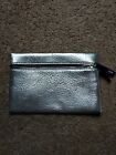 IPSY GLAM BAG Silver Foil Makeup Cosmetic Bag Brand New!