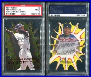PSA 9 1997 Fleer Bleacher Blasters Die Cut Ken Griffey Jr Seattle Mariners POP12 - Picture 1 of 1
