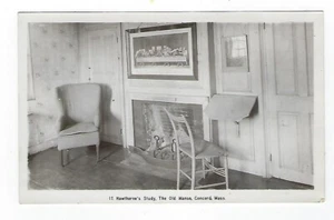 RPPC 17 de colección. Estudio de Hawthorne, The Old Manse, Concord Mass. - Imagen 1 de 2