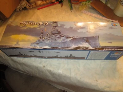 US Stock 05340 Trumpeter 1/350 USS BB-35 Texas New York Class navio de guerra - Imagem 1 de 4