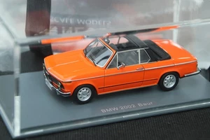 BMW 2002 BAUR-Cabrio Orange / NEO/ 1:43 Orig. Minivitrine u. OVP / Neuwertig ! - Bild 1 von 24