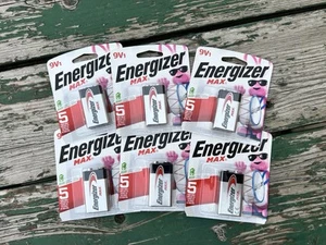 Lot of 6 | ENERGIZER MAX 9V Alkaline Battery 5-Year Shelf Life EXP 12-2030 - Picture 1 of 13