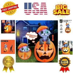 5 Fuß Halloween Schlauchboote Outdoor Dekorationen, Aufblasbare Halloween Deko Ou... - Bild 1 von 8