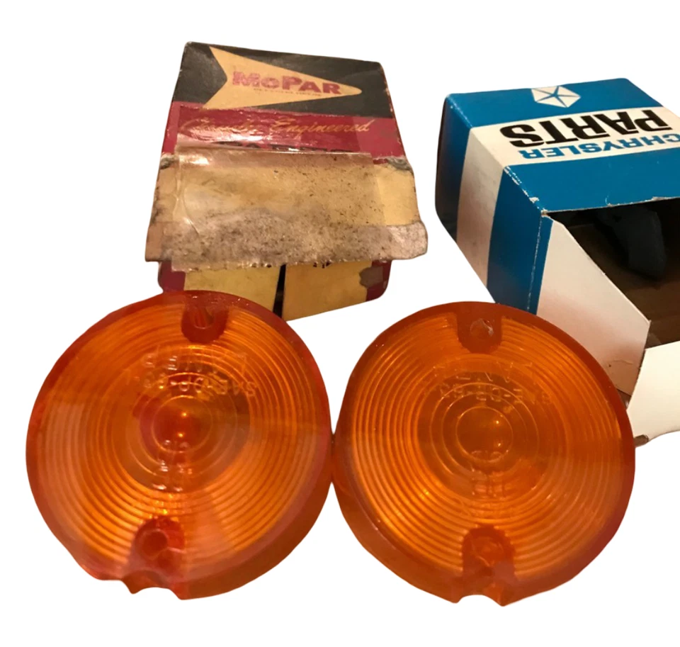 New Old Stock Park Lenses for 1963-64 Dodge Dart Models Mopar #2448299 - Image 1 of 1