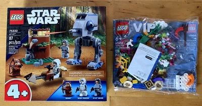LEGO 75332 Star Wars AT-ST and LEGO 40606 Spring Fun VIP Add-On, total 215 pcs - Image 1 of 4