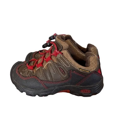 KEEN Pagosa WP Brown Waterproof Hiking Boots With Bungee Laces Toddler 10 - Image 1 of 4