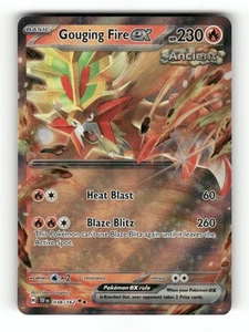 Pokemon SV05: Temporal Forces #038/162 Gouging Fire ex - Picture 1 of 2