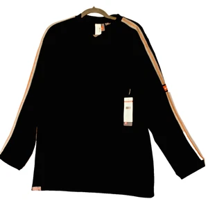Quicksilver Slipstream Größe SMALL indigofarbener Baumwollpullover adrette Streifendetail neu mit Etikett - Bild 1 von 10