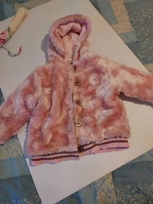 Abrigo Vitamin Kids 24 Meses Rosa Peludo Foto 1 de 4