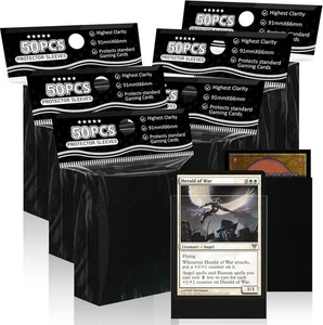 Schwarze Kartenhüllen passend für MTG, 300er Pack Perfect Standard 300, - Bild 1 von 9