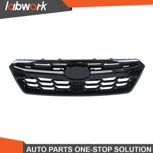 Labwork Front Upper Grille For Subaru Crosstrek 2018-2020 Glossy Black W/Chrome - Picture 1 of 20