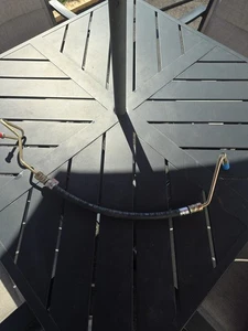 New OEM Ford E3TZ-3A719-E, E3TA-3A719-GA Power Steering Pressure Line Hose NOS - Picture 1 of 4