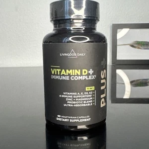 LIVINGOOD DAILY Vitamin D+ D3 K2  11-in-1 supplement (60) caps Free Shipping A21 - Picture 1 of 5