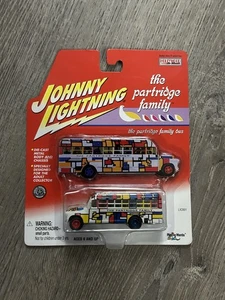 VINTAGE JOHNNY LIGHTNING HOLLYWOOD ON WHEELS THE PARTRIDGE FAMILY BUS HOTWHEELS - Picture 1 of 2