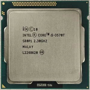 Intel Core i5-3570T SR0P1 Quad Core Processor 2.3 GHz Socket LGA1155 45W CPU - Picture 1 of 2
