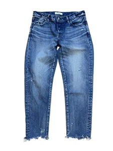 Moussy Vintage Cowhide Leather Made in Japan Slim Straight Size 29 - Picture 1 of 9