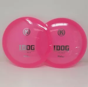 Set of (2) Kastaplast K1 IDOG 173g Pink Discs Silver Foil FREE SHIPPING 1 - Picture 1 of 1