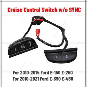 New Cruise Control Switch For 2010-2014 Ford E-150 E-250 E-350 E-450 w/o SYNC