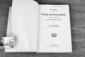 Historisch Einführung in die englische Handelskorrespondenz 1914 - Bild 1 von 7