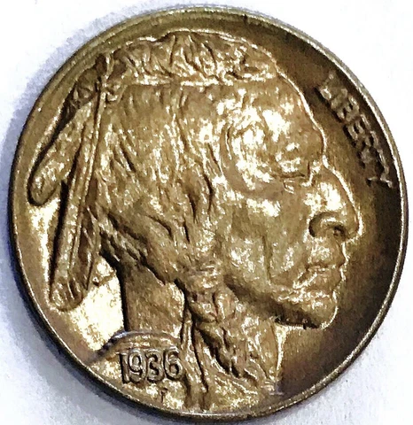 1936 BUFFALO NICKEL! NICELY STRUCK GEM! SUPERB GEMBU++ BIG TIME SWEET COIN! $$$$ Cover