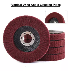 4.5inch Nylon Fiber Flap Wheel Scouring Pad Abrasive Buffing Disc Angle Grinder - Picture 1 of 7
