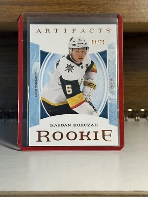 2022-23 Kaedan Korczak Copper Artifacts Rookies 4/75, #197- Vegas Golden Knights - Image 1 of 2