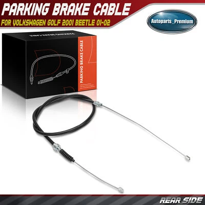 Cabo de freio de estacionamento lateral traseiro para Volkswagen Golf 2001 Beetle 2001-2002 42,72 polegadas. - Imagem 1 de 4