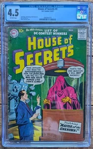 House of Secrets #4 - CGC 4.5 JACK KIRBY Cover Art - DC Comics 1957 - Bild 1 von 2