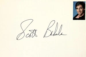 SCOTT BAKULA signed handsigniert 4"x 6" KARTEIKARTE Quantum Leap THE INVADERS - Bild 1 von 6