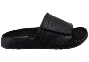 Mens Hush Puppies Hammock Extra Wide Fit Leather Slides Sandals - ModeShoesAU - Imagen 1 de 6