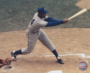 ERNIE BANKS " Chicago Cubs " MLB LICENSED un-signed poster print pic 8x10 photo - Picture 1 of 1