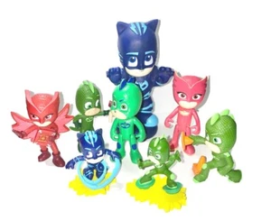 PJ Masks Figures Lot PJ Masks Toys Lot Gekko Romeo Owlette Catboy Figures - Picture 1 of 8