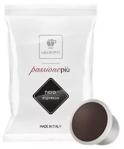 200 Capsule Caffe Lollo Nero Nera Compatibili Uno System Indesit Kimbo Illy - Foto 1 di 1