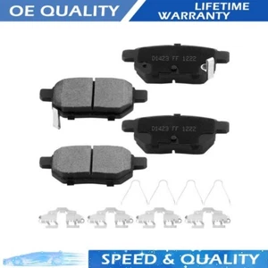 For 2009 2010 2011 2012 - 2018 Toyota Corolla 4pcs Rear Ceramic Disc Brake Pads - Picture 1 of 5