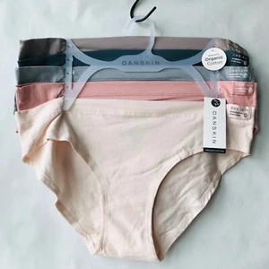 Danskin Intimates Bikinis Panties 95% Organic Cotton 5 Pack Size : XL MSRP :$48 - Picture 1 of 8