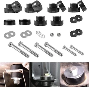 CNC Billet Aluminum Body Mount Bushings Kit 134-10005 for Camaro/Nova/Chevy II - Foto 1 di 9