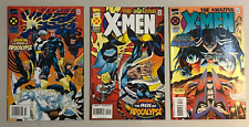 AMAZING X-MEN #1  NEWSSTAND #2 #3 NM MARVEL COMICS 1995 RUN LOT