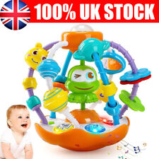 Cute Newborn Baby Musical Rattle Ball Hand Bell Early Learning Sound Toys Gift
